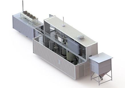 We also offer modular solutions in containers: